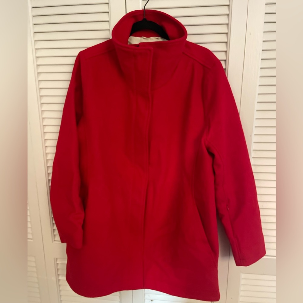 Pendleton Red Wool Dress Coat